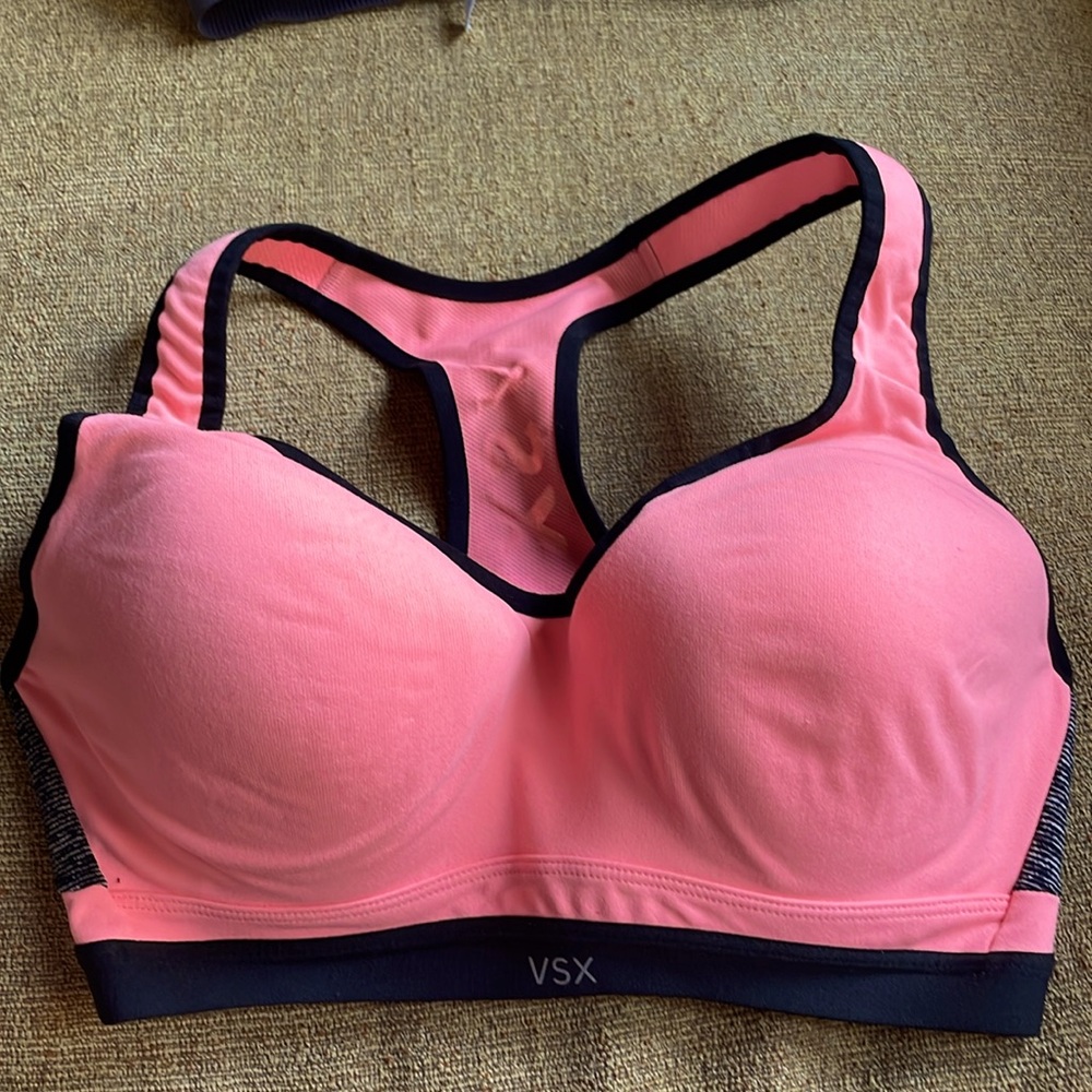 Victoria Secret’s X Sport bra, full support. Pink and black, almost new